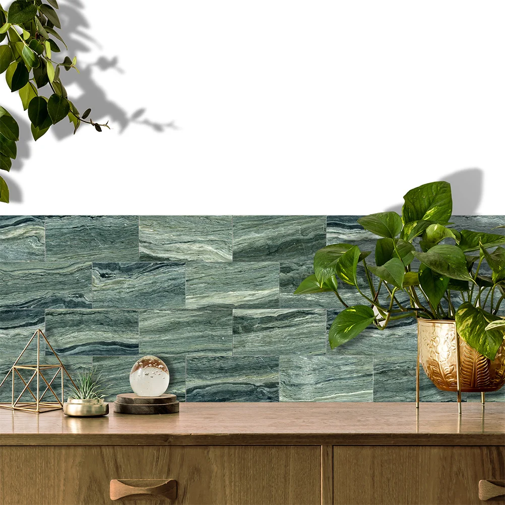 

16 pcs Adhesive Foam Wall Stickers Waterproof Foam Tile Stickers Decor Wall Foam Stickers