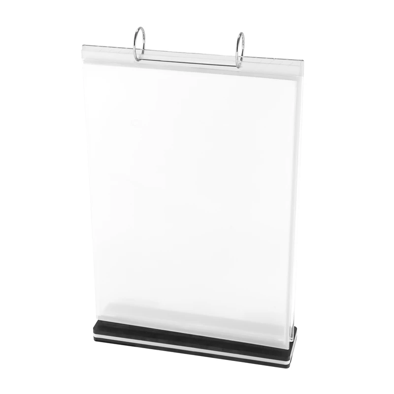 

A4 Multi-Page Flip Display Card Label Display Stand Detachable Label Business Menu Holder