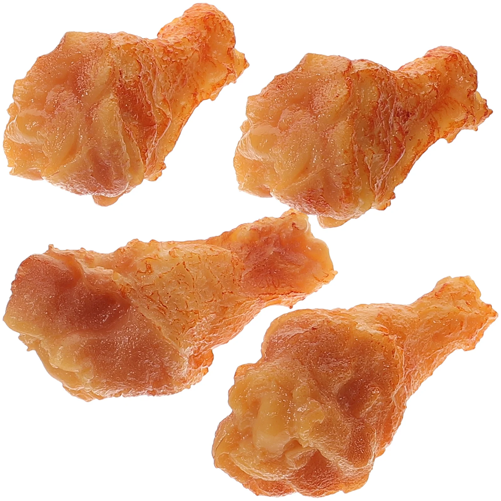 

4Pcs Simulated Chicken Legs Fake Food Model Realistic Chicken Drumstick Food Display Prop