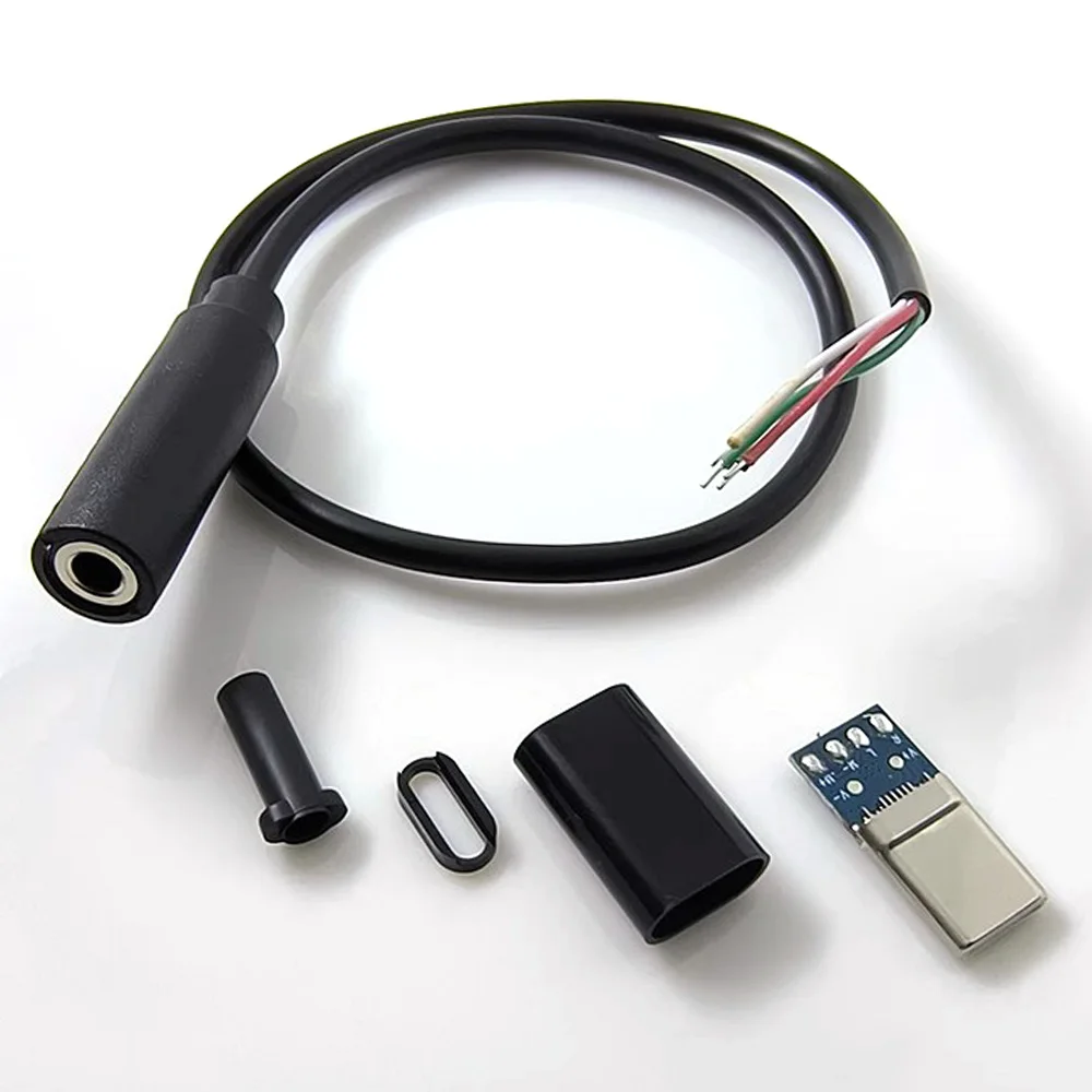 

Typec цифровое декодирование аудио штекер 3,5 для модификации наушников 4P с поддержкой микрофона Hai Bei музыка 16 бит 48 кГц