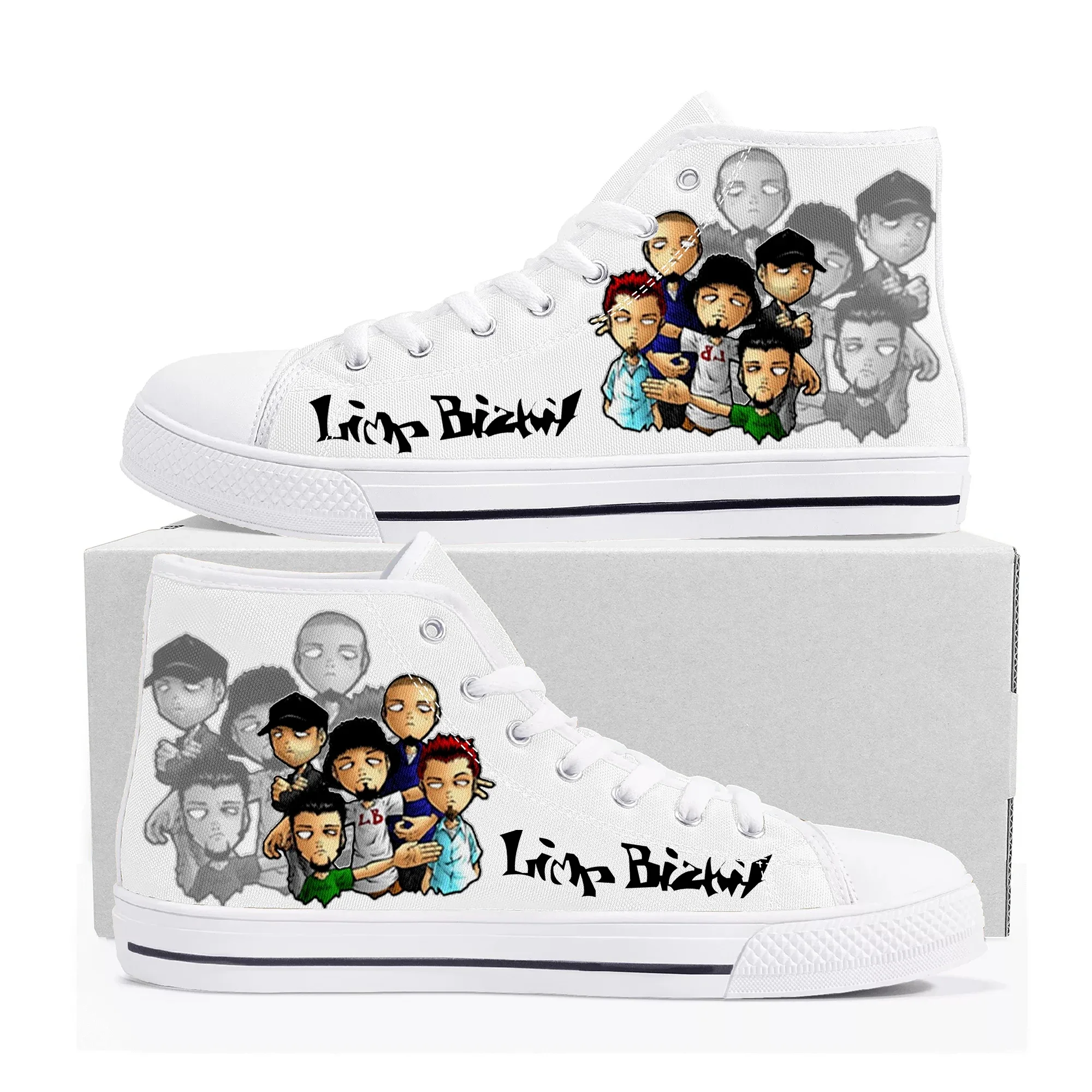 Кроссовки Limp Bizkit мужские/женские рок-группа высокие кеды холщовые повседневная