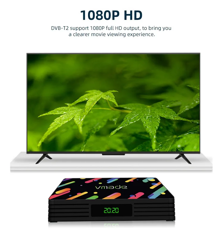 

Italy H.265 DVB-T2 Digital Terrestrial Receiver STBHD MULTI-MEDIA SHARING support HEVC MeeCast WIFI IPTV Australia France Europe