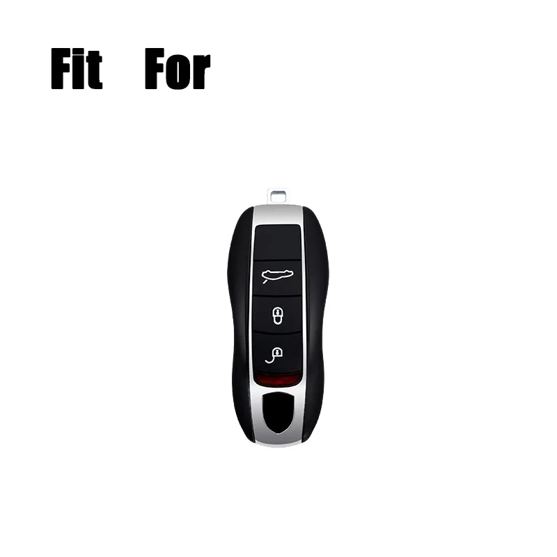 Кожаный Автомобильный Брелок для ключей из алюминиевого сплава брелок Porsche Boxster