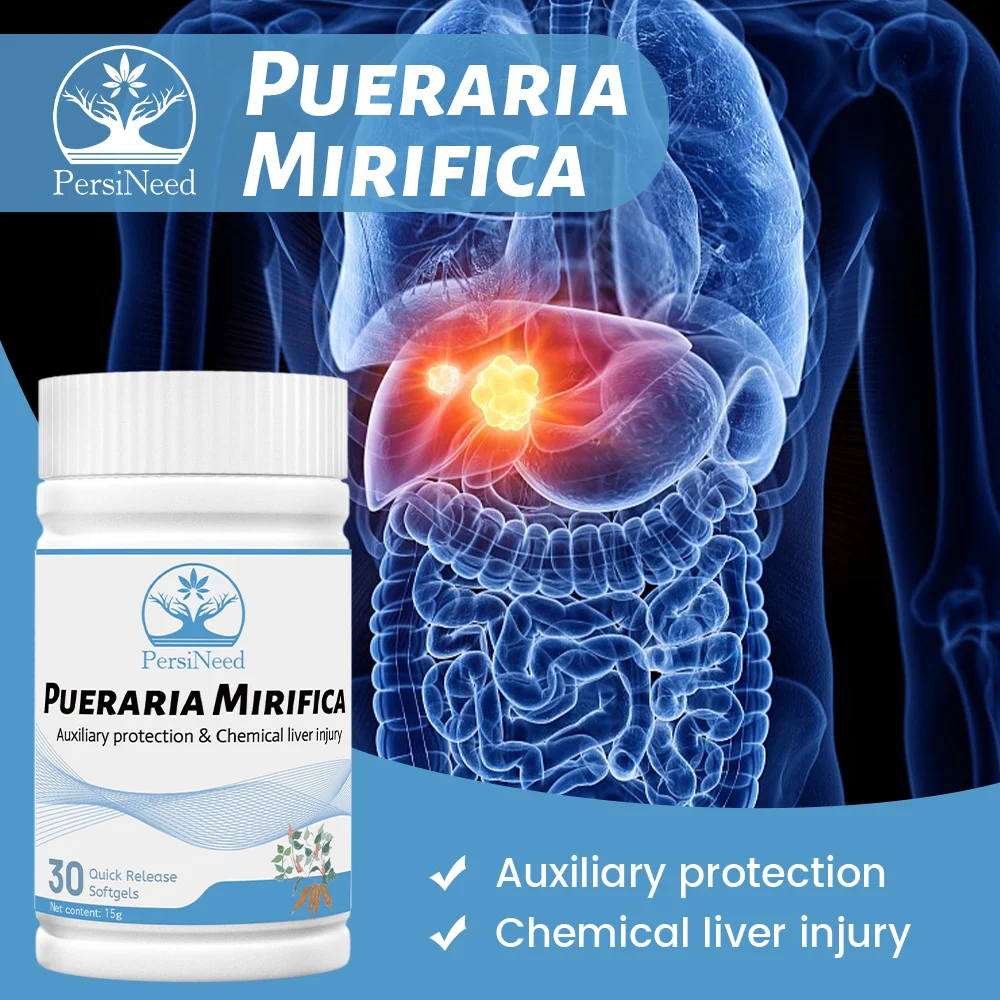 

PersiNeed Pueraria Mirifica 500mg Support Blend 30-Capsules No Artificial Flavors or Preservatives Single Count