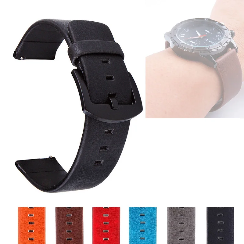 

20mm Leather Band For Amazfit GTS 4 /3 /GTS 2 2e 2Mini/GTR 42mm Sport Watch Strap Bracelet Amazfit Bip S Lite U 3 Pro Watchband