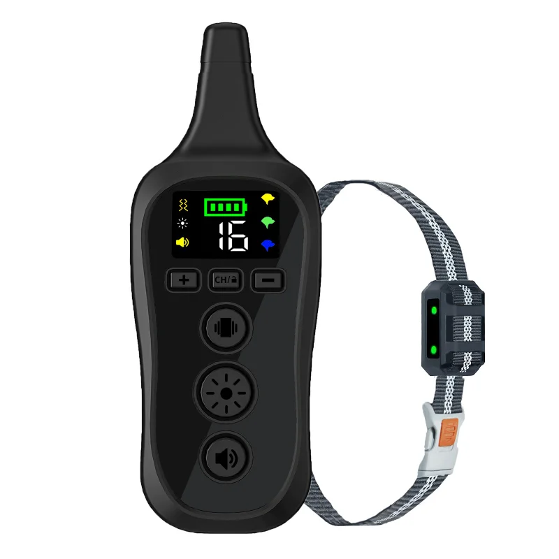 

Shock Vibration Sound Dog Training Collar Waterproof 300m Pet Dog Remote Control Rechargeable with Dog Training Collar