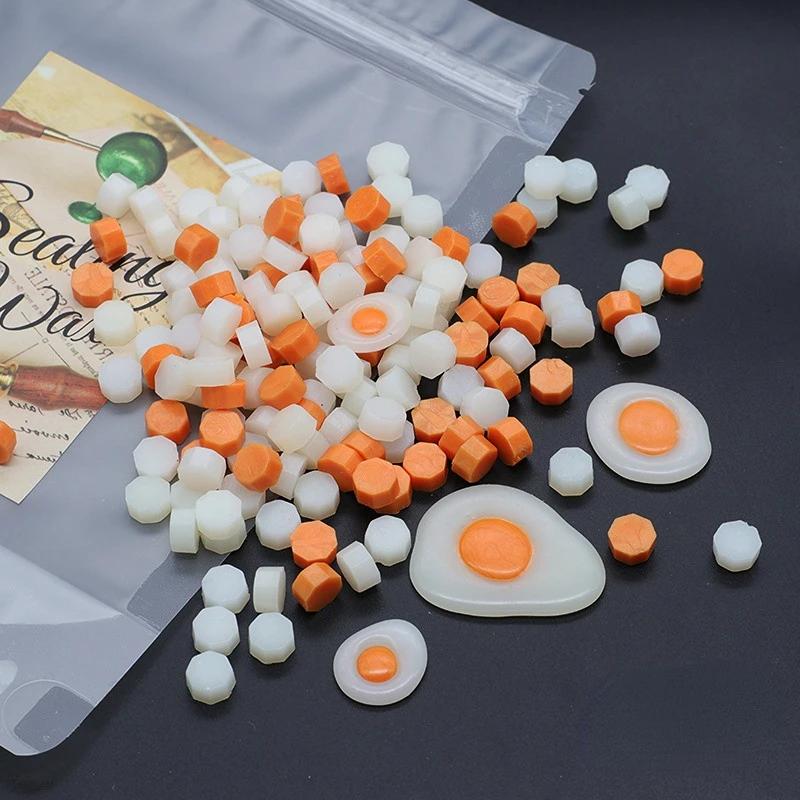 

500g Mixed Color Fire Paint Wax Particles with Exquisite Bag DIY Hand Account Greeting Card Sealing Wax Supplies