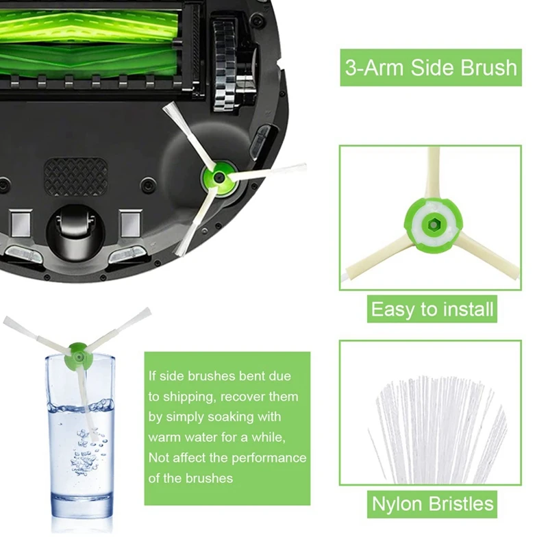 Main Brush Side Brushes HEPA Filter For I7 I3 E5 E6 Robot Vacuum Cleaner Accessories |