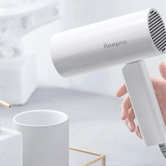 Reepro Hair Drier Strong Wind Negative Ion Hair Care 1300W Professinal Electric Dryer Hair Hammer Quick Dry Portable Foldable 2