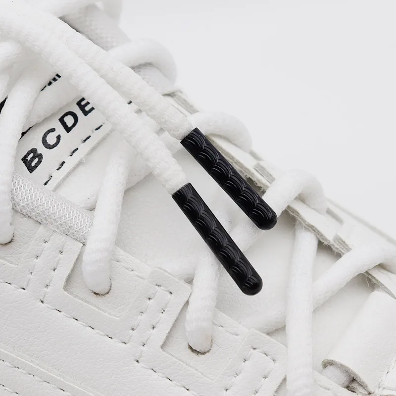 Coolstring 4*22MM Metal Tips For Shoelaces Bump Texture Top Quality Strings End Aglet Black Golden 100Pcs/25sets Easy Install