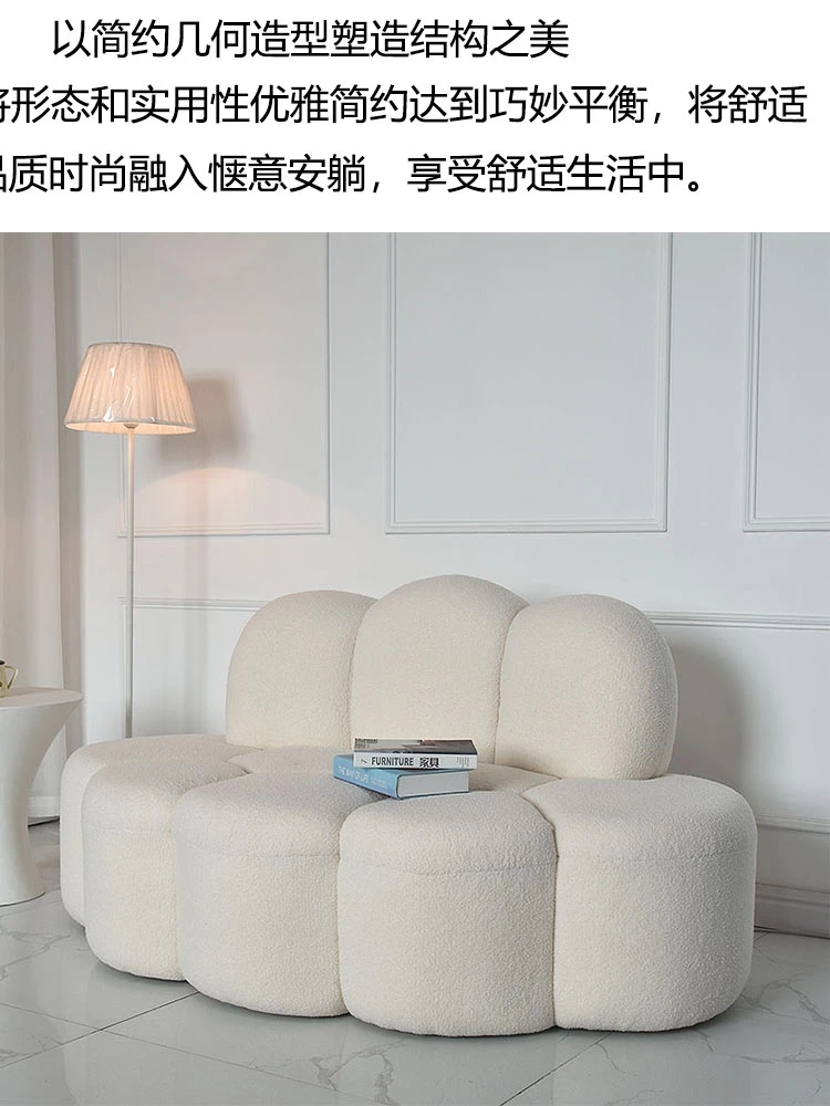 Одноместный диван с индивидуальным дизайном в скандинавском стиле