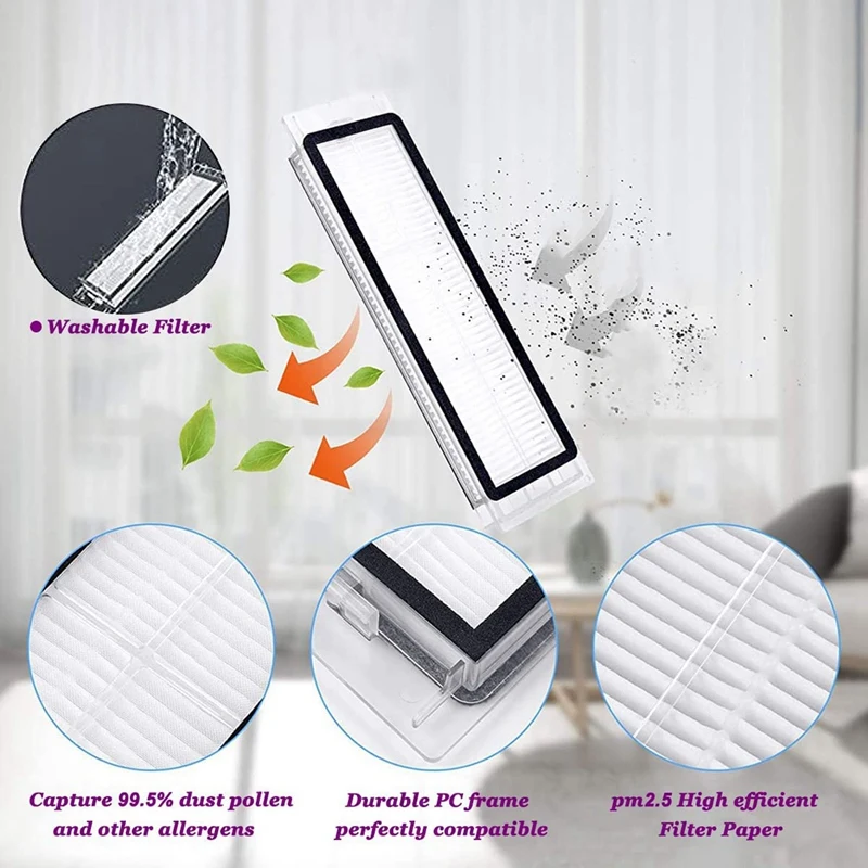 Комплект запасных частей для пылесоса Xiaomi Roborock S5 Max S6 Maxs6 Pure Maxv S50 S51 S55 S60 S65