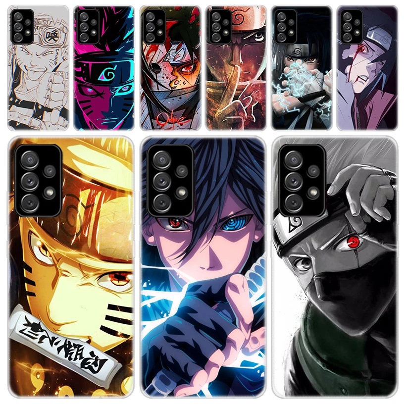

N-Naruto Transparent Soft Phone Case for Samsung A53 A52 A13 A12 A23 A22 A33 A32 A03S A02S A14 A04S A73 A72 Cover