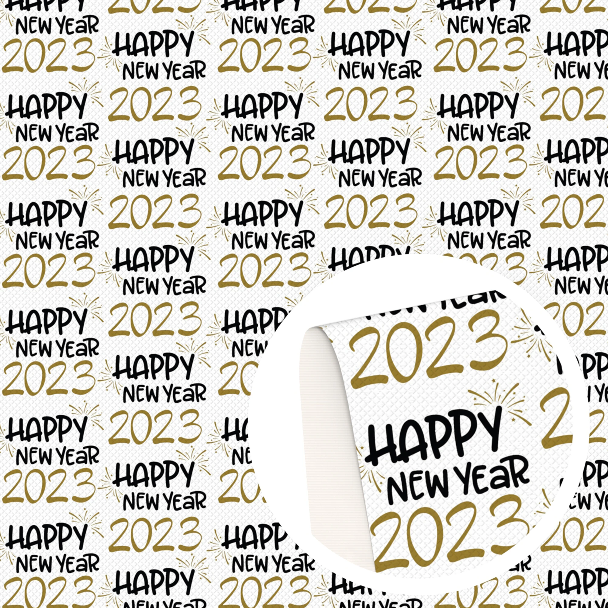 

Happy New Year Christmas Theme Santa Firework Synthetic Faux Leather Sheet diy For Kids Bows Earrings Bag Craft Vinyl 1Yc33260