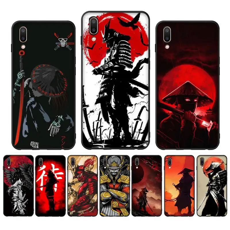 

Japanese Samurai Phone Case for Vivo Y91C Y11 17 19 17 67 81 Oppo A9 2020 Realme c3