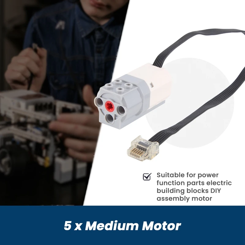 Детали для строительных блоков FBIL-5Pcs детали электрической мощности Wedo 2 0