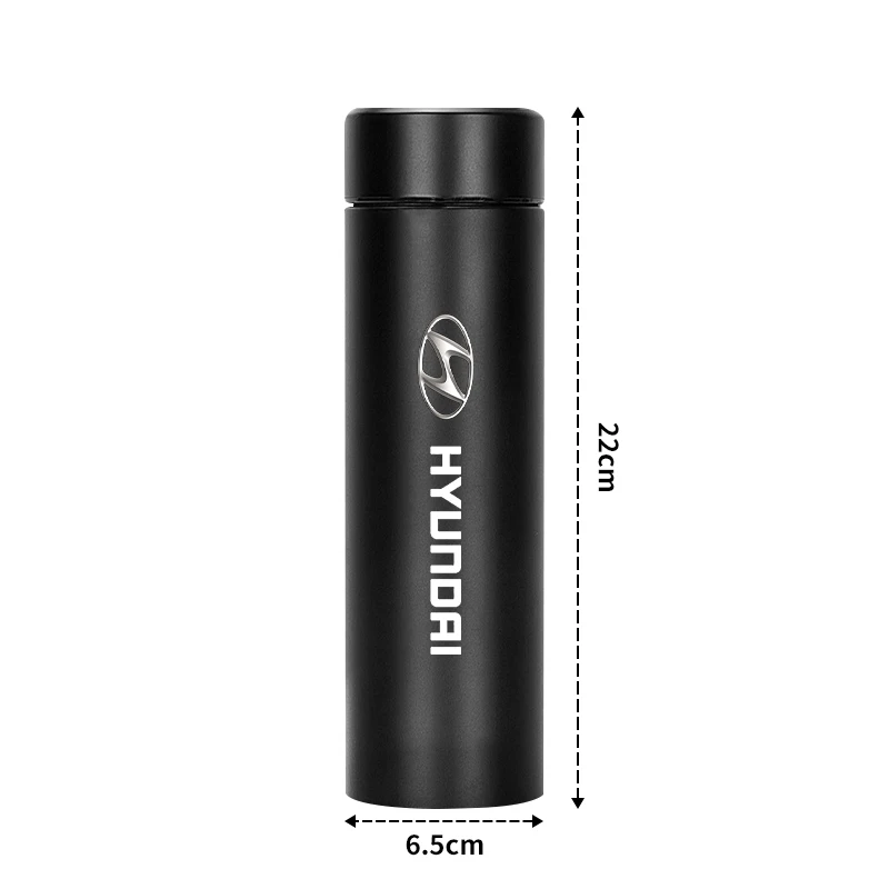 Вакуумная кружка с термометром для Hyundai Santa Fe Sonata Solaris Azera Creta I30 Ix25 Tucson IX35 аксессуары.