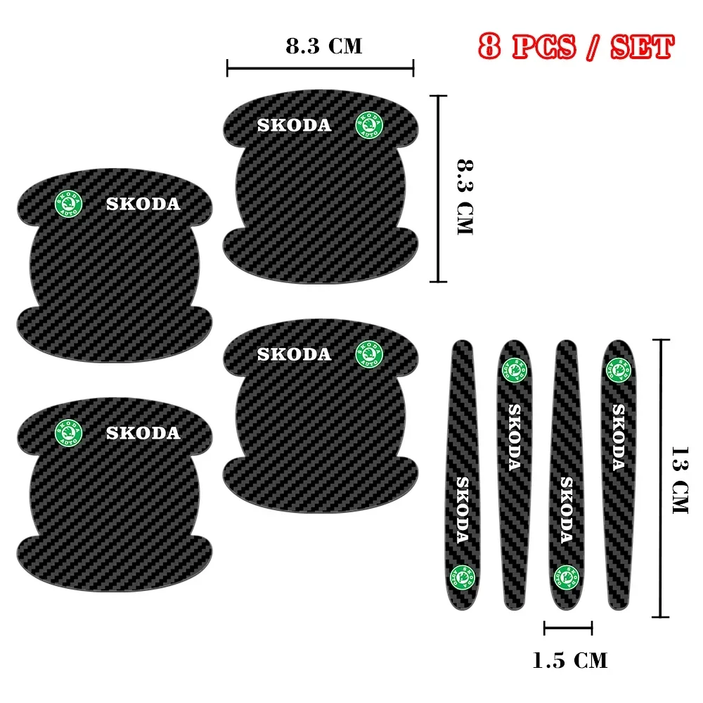 8 шт. автомобильные аксессуары дверная внешняя ручка чаша наклейка из