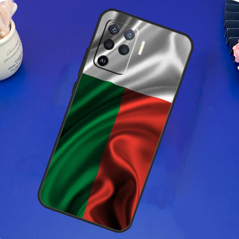 Madagascar Flag Case For OPPO A17 A57 A77 A78 A15 A16 A52 A72 A76 A96 A74 A94 A5 A9 A31 A93 A54S A53S A57S |
