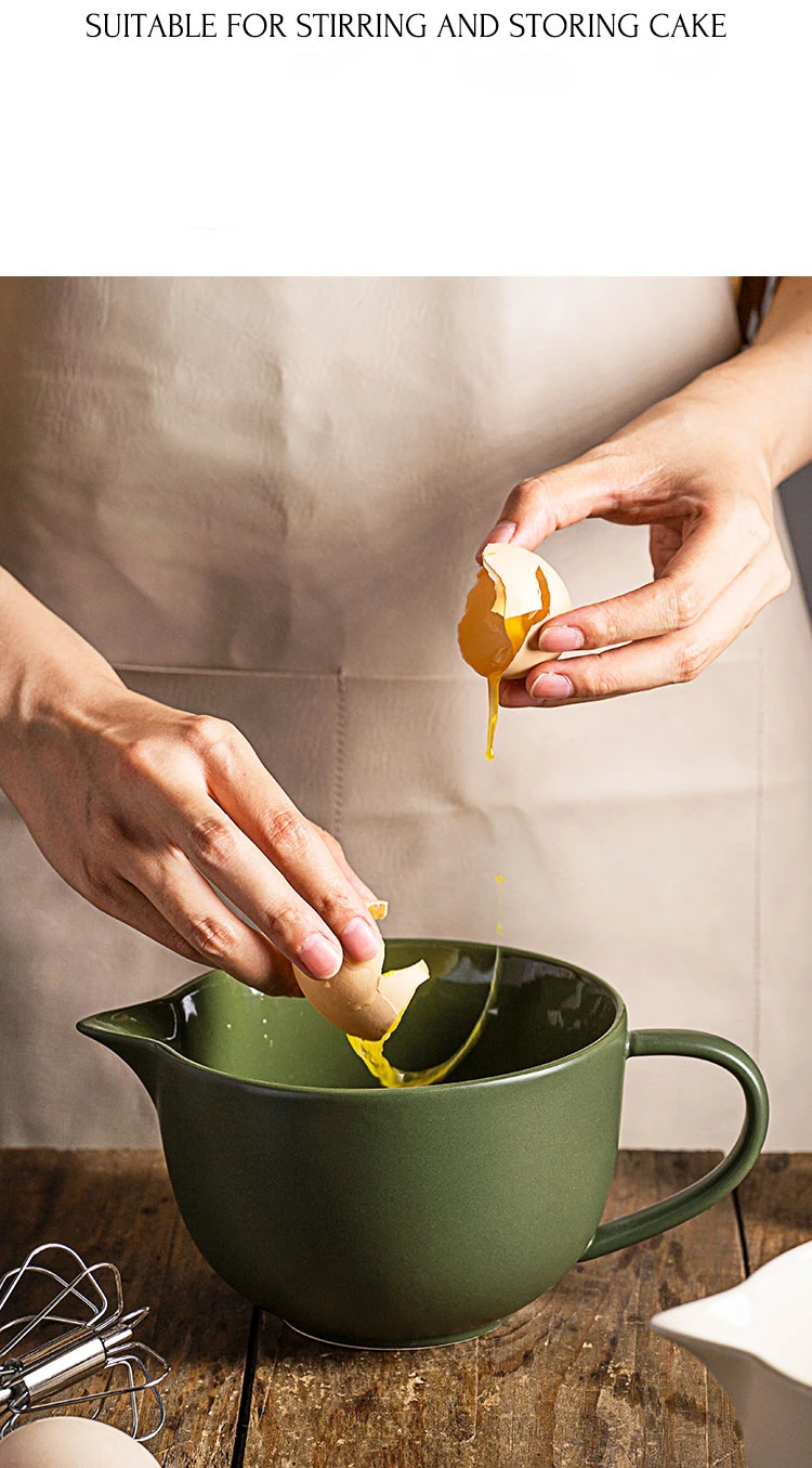 Керамическая микшерная чаша для выпечки бытовой кухонный инструмент разделения
