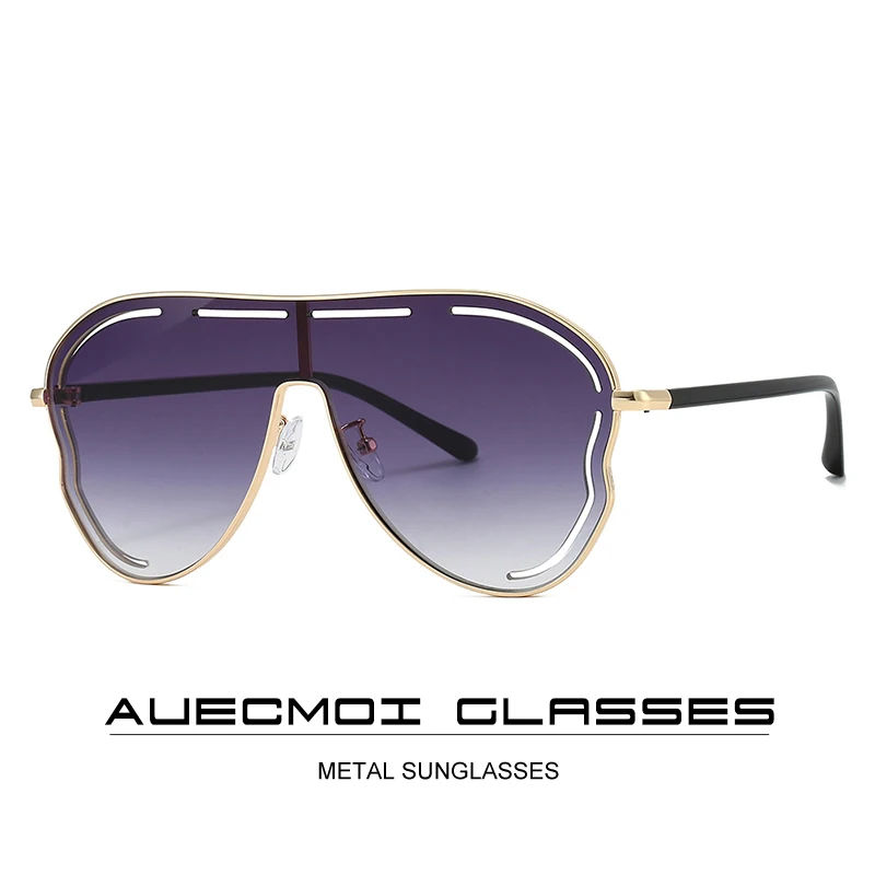 Роскошные брендовые дизайнерские винтажные полые солнцезащитные очки-пилоты с