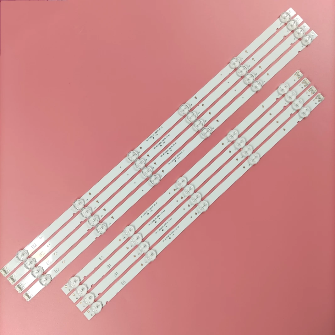 

8pcs светодиодный 55UJ6200-UA 55UJ620Y-TA 55UJ620V-ZA 55LJ5400-UA 55LJ620V-AZ 55UJ6000 PTV55U21 55U5A 55M9 RF-AZ550E30-0501A-12 0601B 20