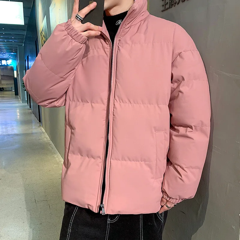 Winter Jacket Men Oversize Parkas Puffer Streetwear Thicken Warm Coat Men Zipper cotton padded Jacket Solid unisex outwear 7XL