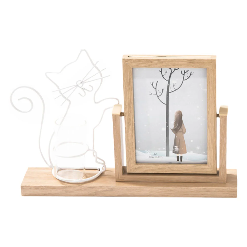 

Hydroponics Photo Frame Creative Household Tabletop Decoration