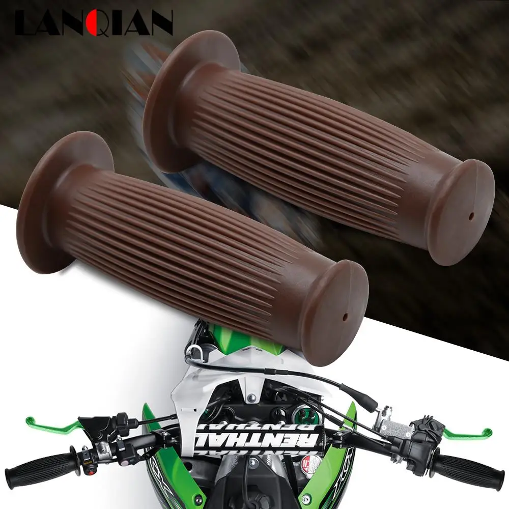 

Universal Motorcycle Grips handle Grip Rubber For Kawasaki ZX6R ZX7R ZX10R ZX14R ZX12R KX 65 85 125 250 KLX 125 250