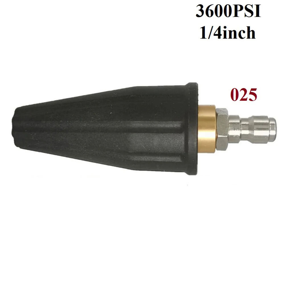 

Pressure Washers Turbo Nozzle Rotating 2.5-3.5GPM 3600PSI Accessories Fitting High Pressure Outdoor Quick Connect
