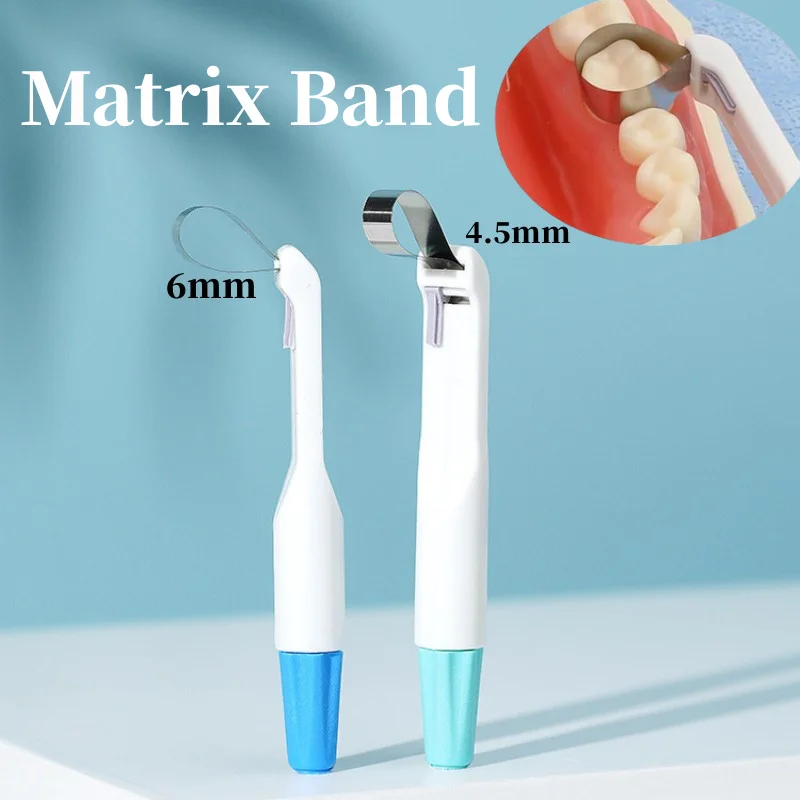 

1PC Dental Matrix System Lab Stainless Steel Roll Matrix Band Dental Crown Materials