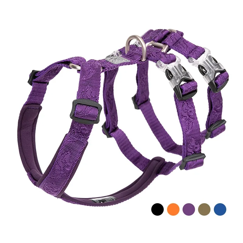 

Dog Harness Double H Adjustable Dog Vest Training Escape-Proof Pet Belt Safety Runing Walking Dogs Strap Harness Soft