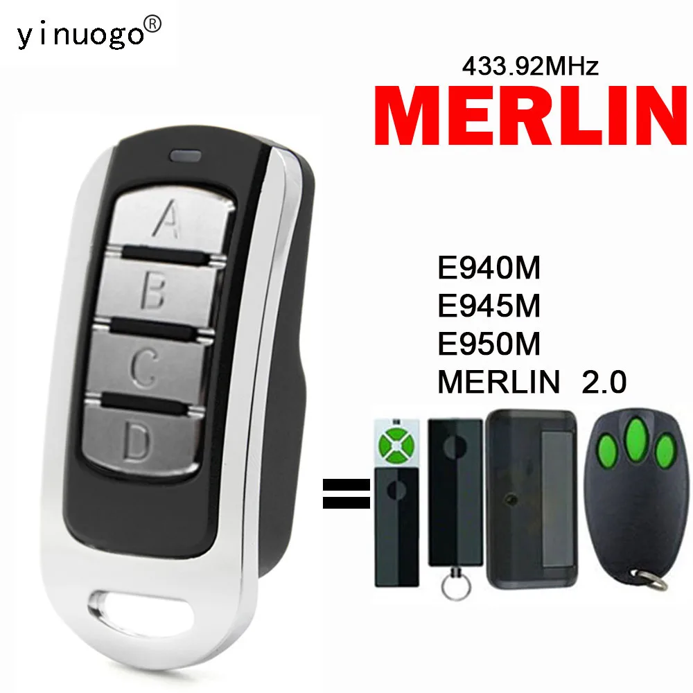 

Для MERLIN E940M E945M E950M пульт дистанционного управления для открывания гаражных ворот 433,92 МГц Замена MERLIN + 2,0 пульт дистанционного управления для ...