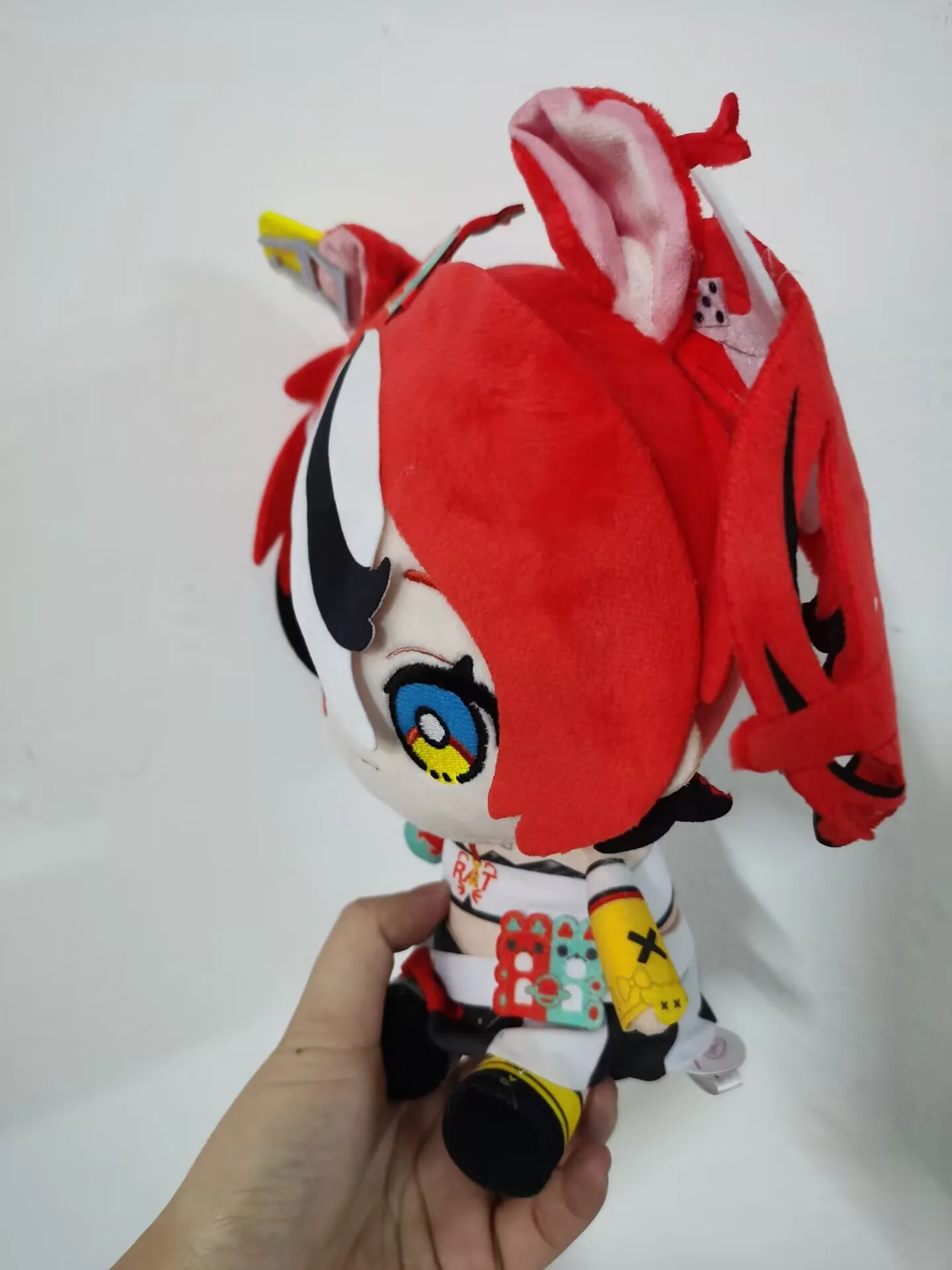 Новая милая японская аниме Hololive Friends With U Hakos Baelz плюшевая кукла игрушка 23 см