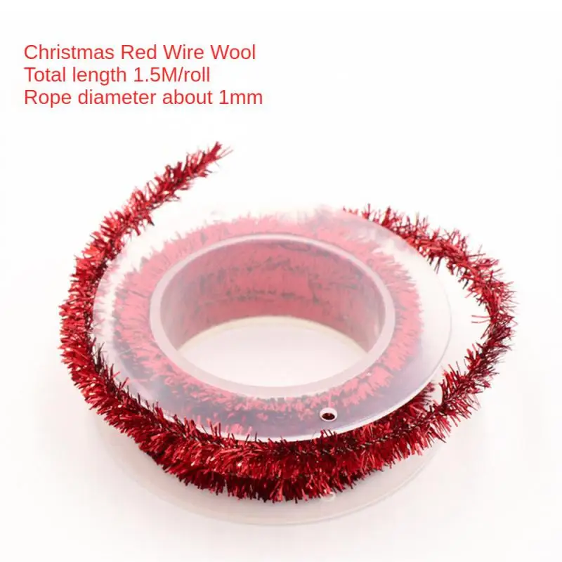 Рождественские ленты-трости гирлянда украшения для рождественской елки зеленые