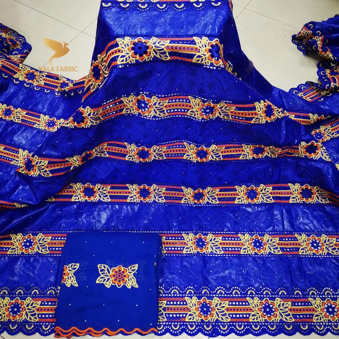 

KL07 5 + 2 ярда Новое поступление Bazin богатая ткань с французской вышивкой кружево с шарфом нигерийское платье кружевной материал