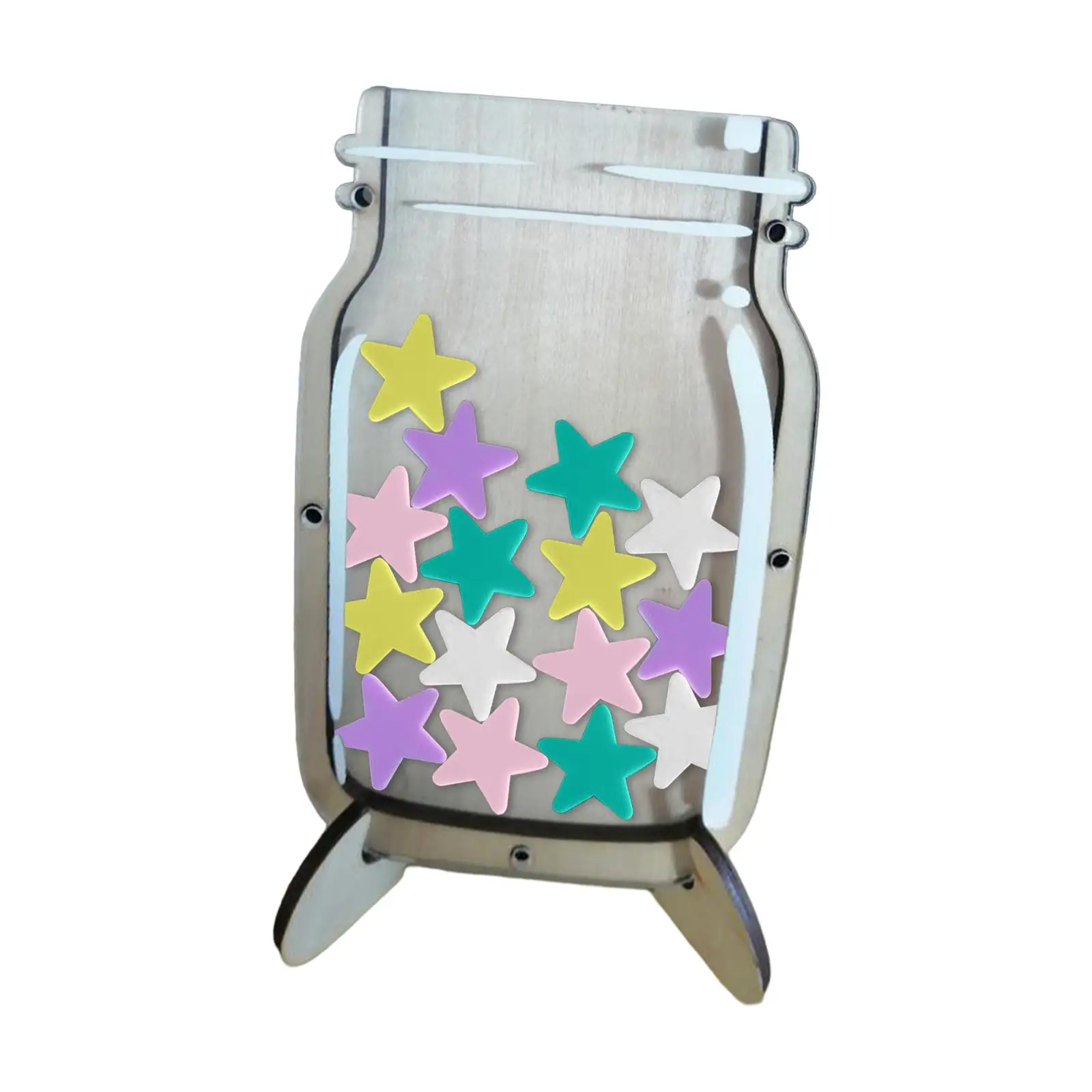 

Wood Reward Jar Responsibility Boys Girls Motivational Reward Jar Incentive Coin Classroom Training Jar School Ornament