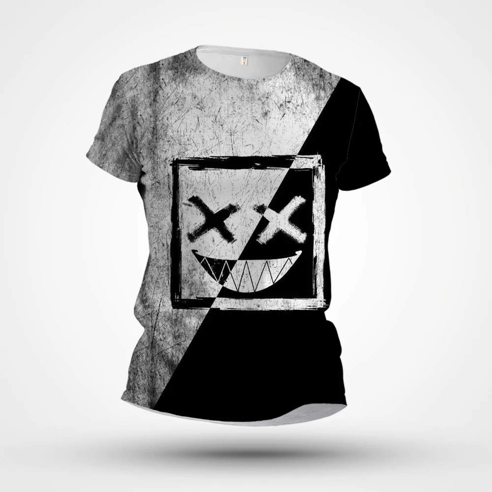 

2023 New Men's T-shirt 3D Printing Customized Short Sleeve Summer Personalized xx Pattern