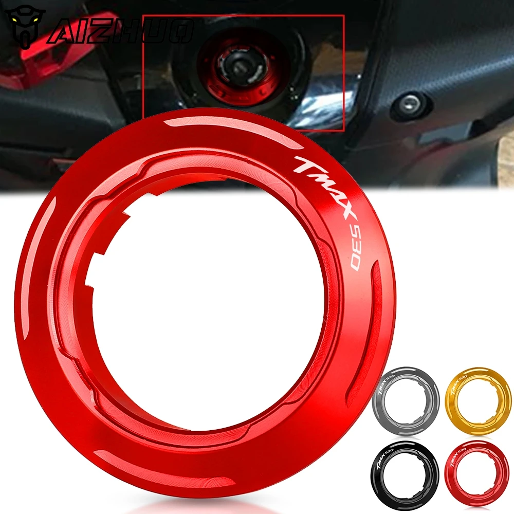 

FOR YAMAHA TMAX T-MAX 530 2013 2014 2015 Motorcycle Key Switch Protector Ring CNC Aluminum Accessories T MAX530 TMAX-530