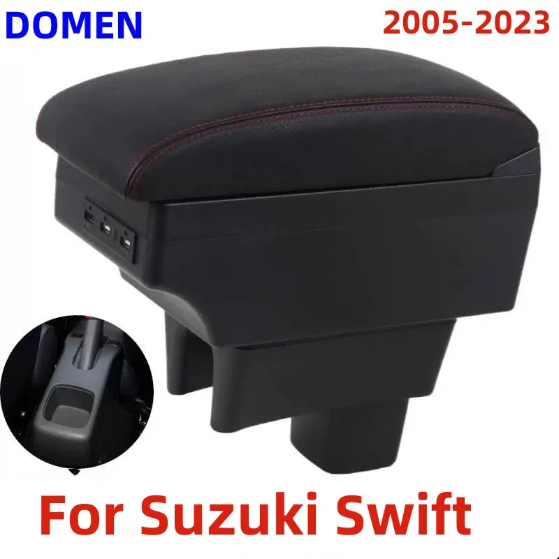 

For Suzuki Swift Armrest Box For Suzuki Swift Car Armrest Car Accessories Interior details storage Box Retrofit parts 2005-2023