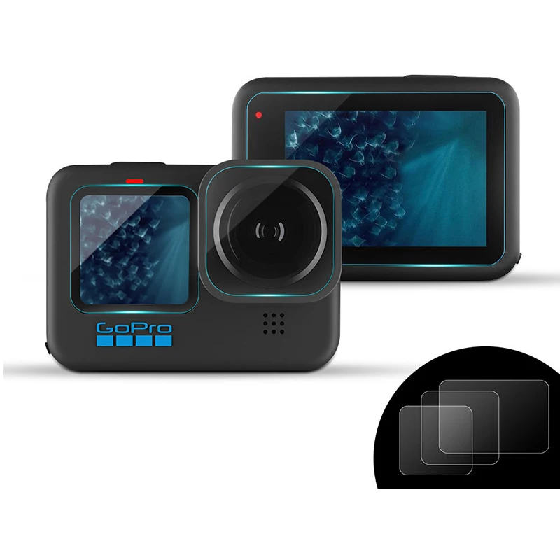 

For Gopro 11 Tempered Glass Film Lens Screen HD Protection Film For Gopro 11 10 9 Action Camera Accessories