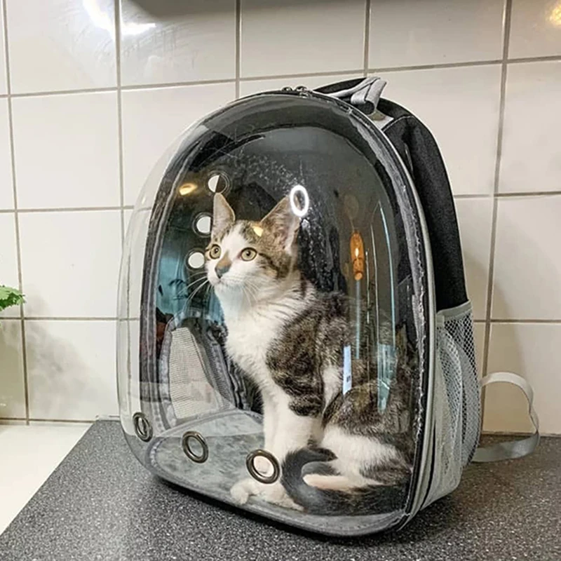 

Сумка-переноска для кошек, Воздухопроницаемый уличный рюкзак в виде капсулы для маленьких собак и кошек, для путешествий