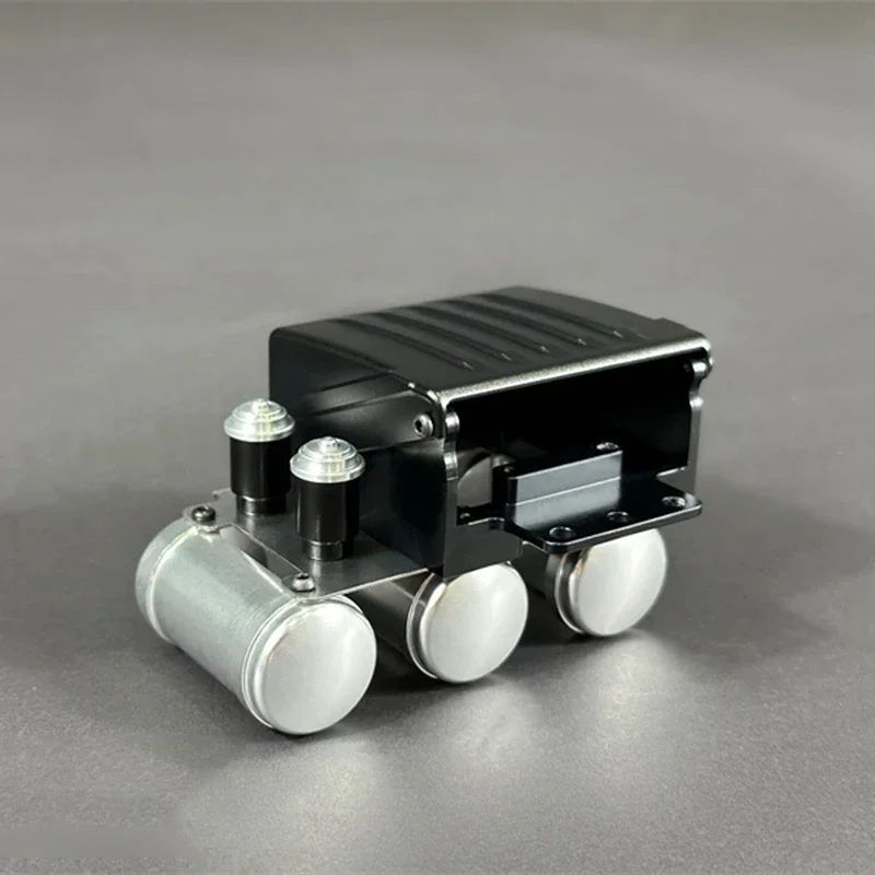 Имитация металлического черного аккумуляторного ящика для радиоуправляемого