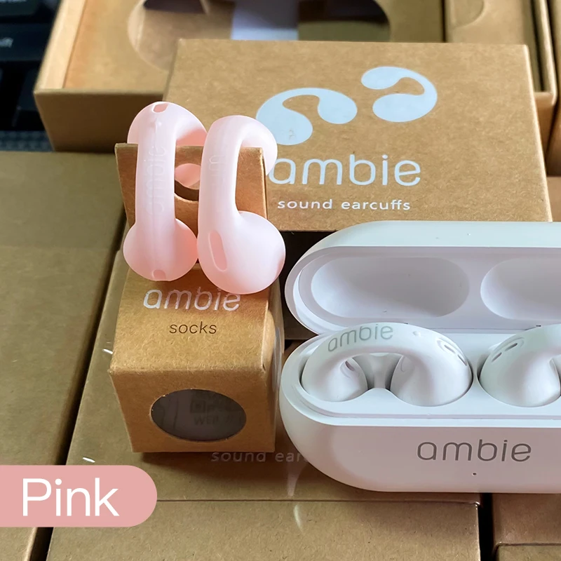 Tanie Ambiee Sound Earcuffs AM-TW01 Słuchawki Bluetooth Wymiana Rękawa Nauszniki Rękaw Ochronny Silikonowa Zatyczka Do Uszu Rękaw Earcap