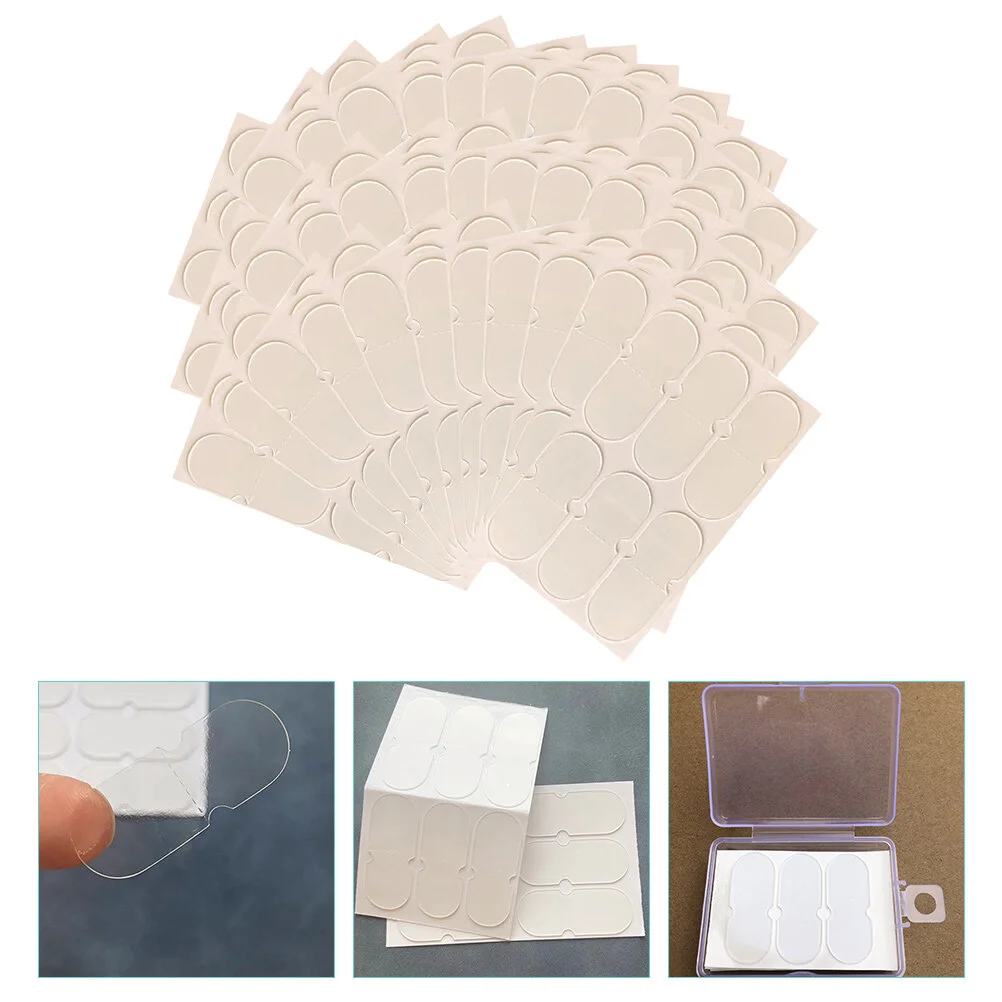 

60 Pcs Transparent Ear Sticker Support Patch The Ear Cosmetics Patch Erect Ears Accessory Sticker Silicone Tape Silica Gel Elf