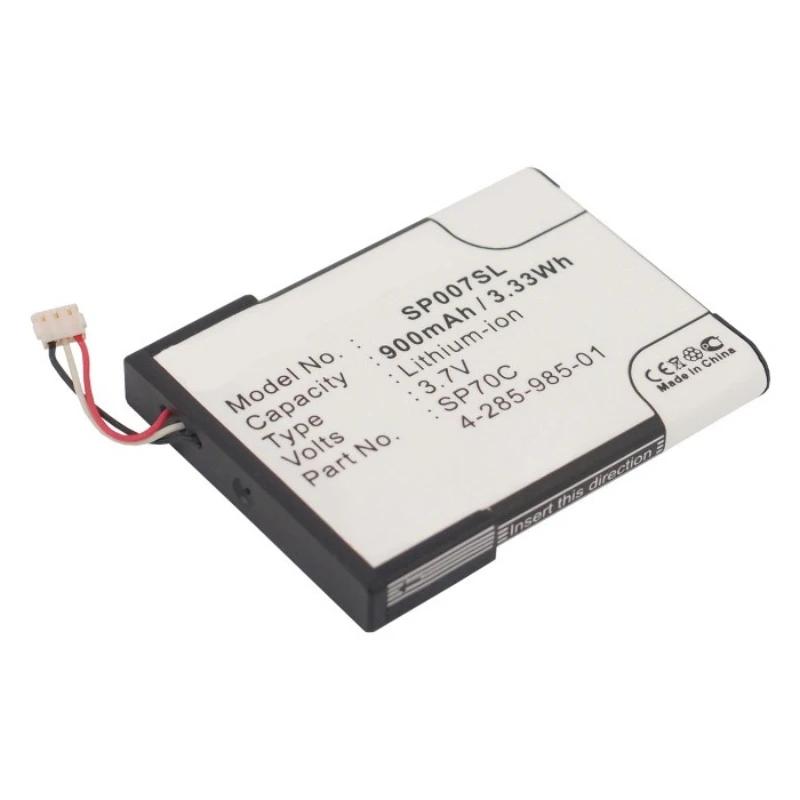 Фото Аккумулятор Li-ion SP007SL 3.7V 900mAh 3.33Wh для портативной игровой консоли Sony PSP E1000 E1008 SP70C (замена 4-285-985-01) №3