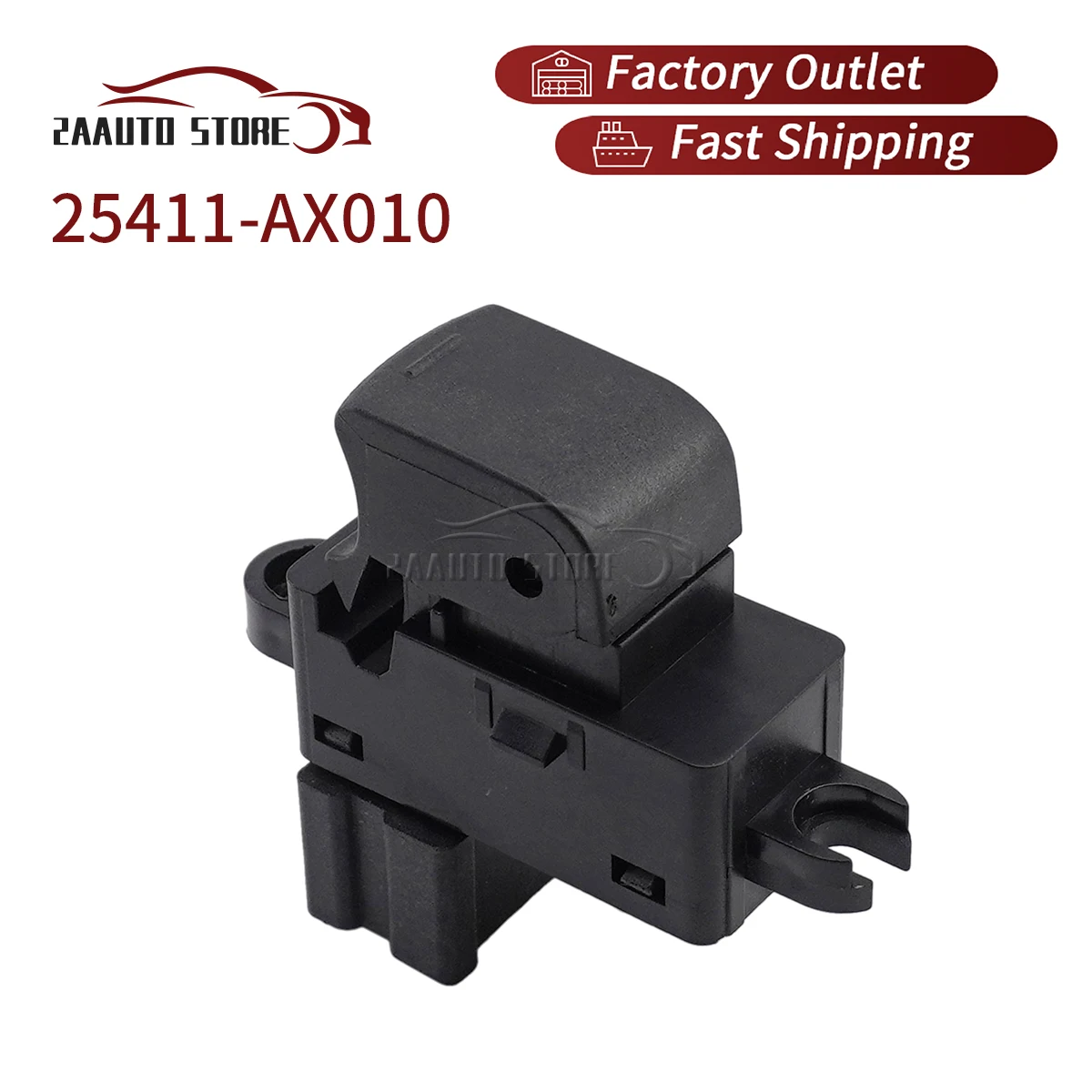 

Переключатель управления окном 25411-AX010 для Nissan Tiida 2007-2010, переключатель заднего стекла с одной кнопкой, автомобильные запчасти, аксессуары, 5 контактов