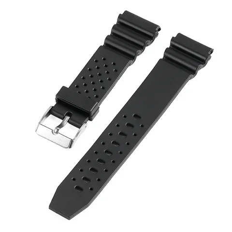 Силиконовый ремешок HQstrap для Casio G Shock 18/20/22 мм черный