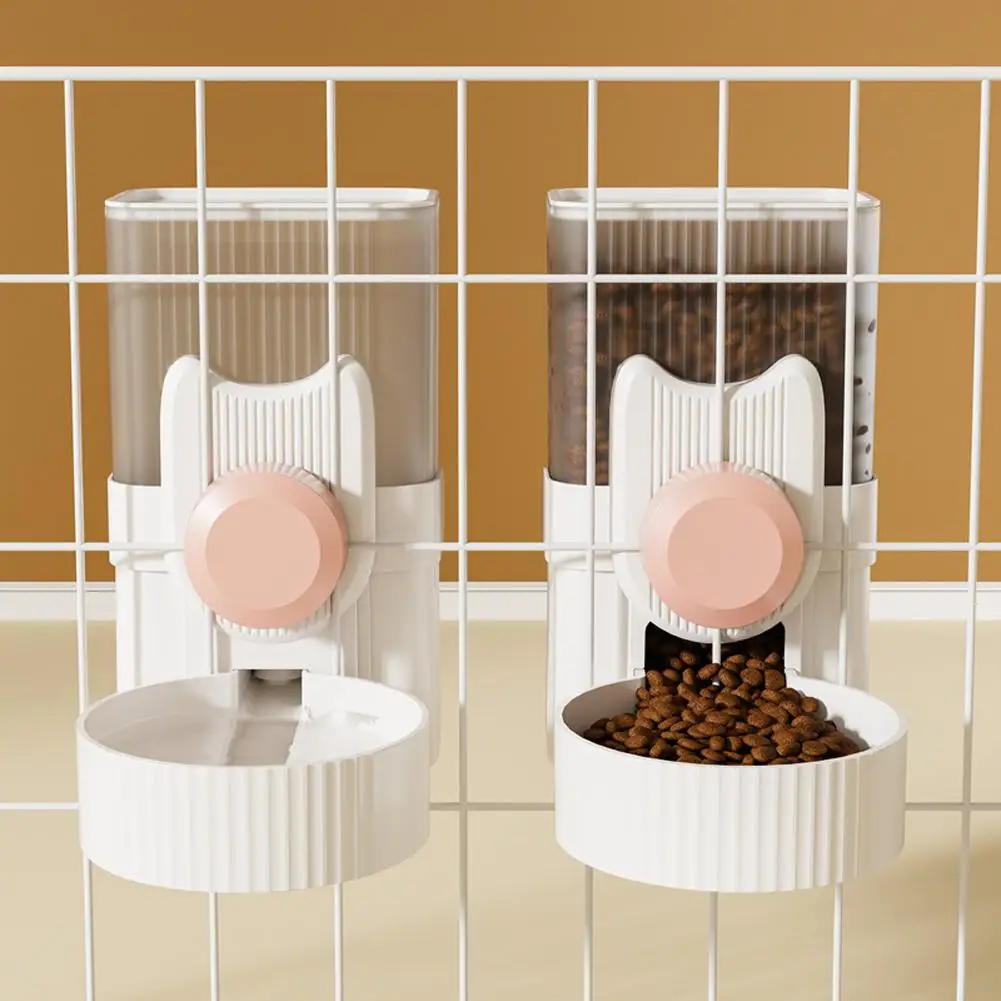 

Автоматическая Питьевая фонтанная кормушка для домашних животных, контейнер для еды, подвесной дозатор воды для кошек, собак, кроликов, клетка для домашних животных, аксессуары