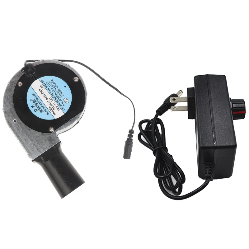 

BBQ Fan Electric Blower Starter for Charcoal BL4447-04W-B49 PWM Blower 12V 2A R7UA